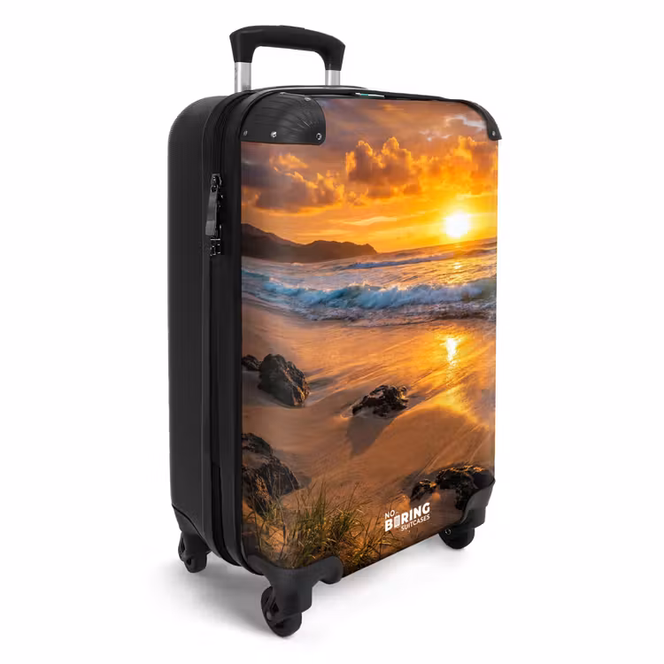 CaseSwap - Strand - Zonsondergang - Golven - Natuur - Oranje — 2