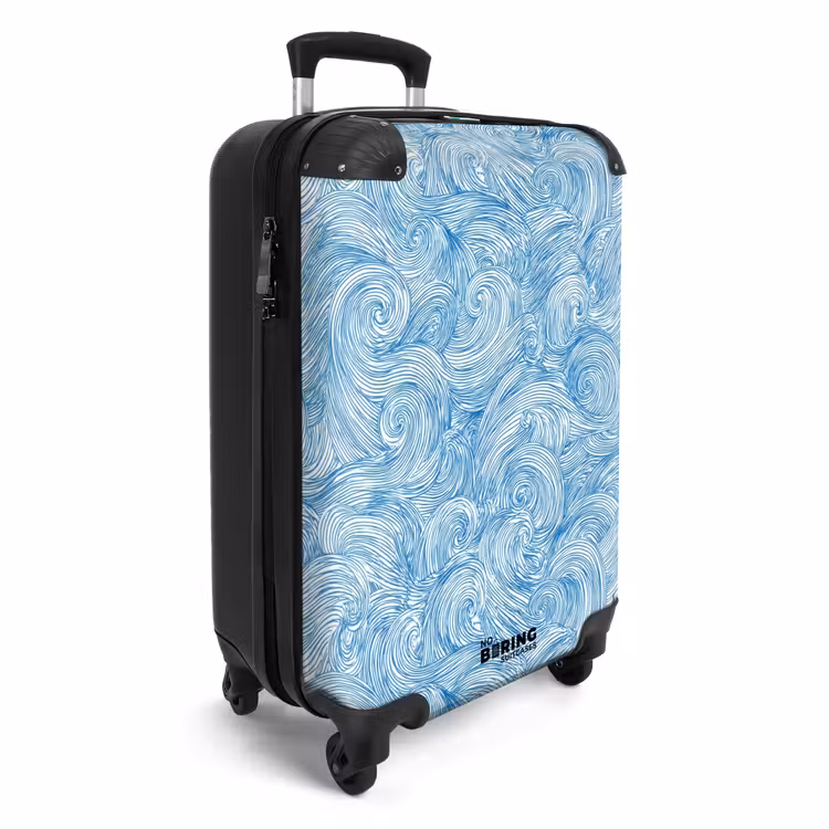 CaseSwap™ - Blauw - Wit - Spiraal - Golven - Lijnen — 2