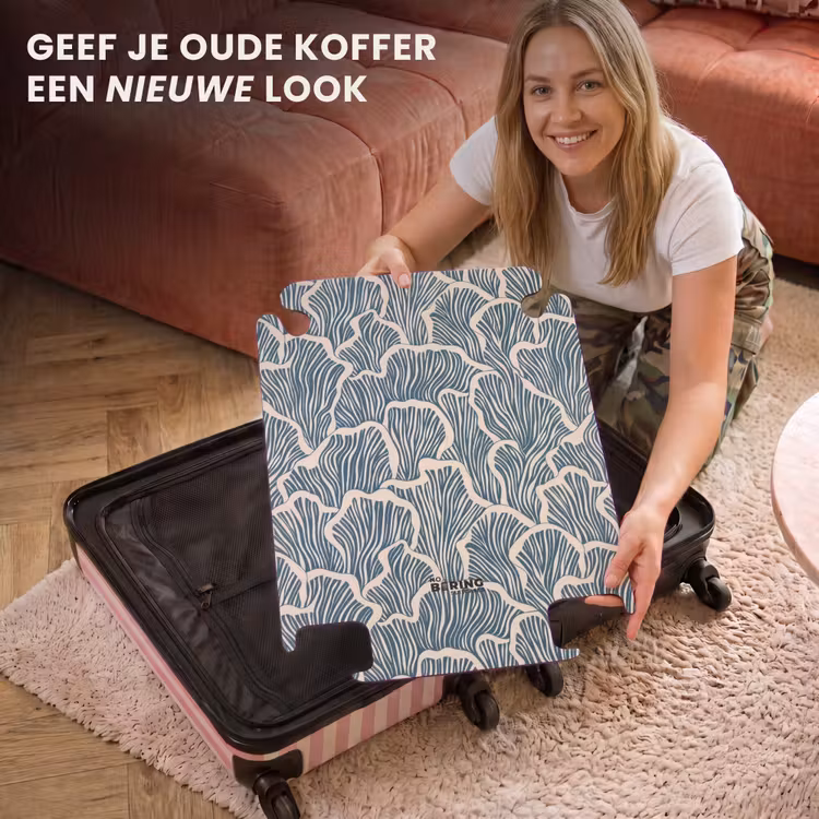 CaseSwap - Organisch - Blauw - Crème - Schelpen — 3