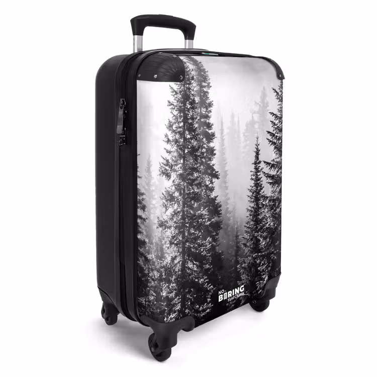 CaseSwap - Bos - Mist - Winter - Monochroom - Natuur — 2