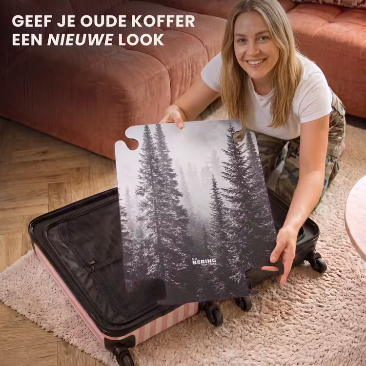 CaseSwap - Bos - Mist - Winter - Monochroom - Natuur — 3