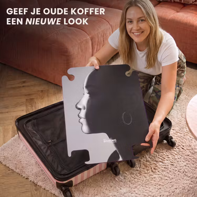 CaseSwap™ - Vrouw - Profiel - Mensen - Zwart-wit — 3
