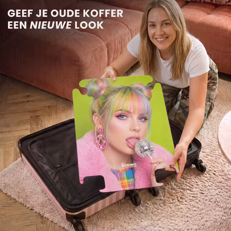 CaseSwap™ - Vrouw - Kleurrijk haar - Pop art - Modern - Levendig — 3