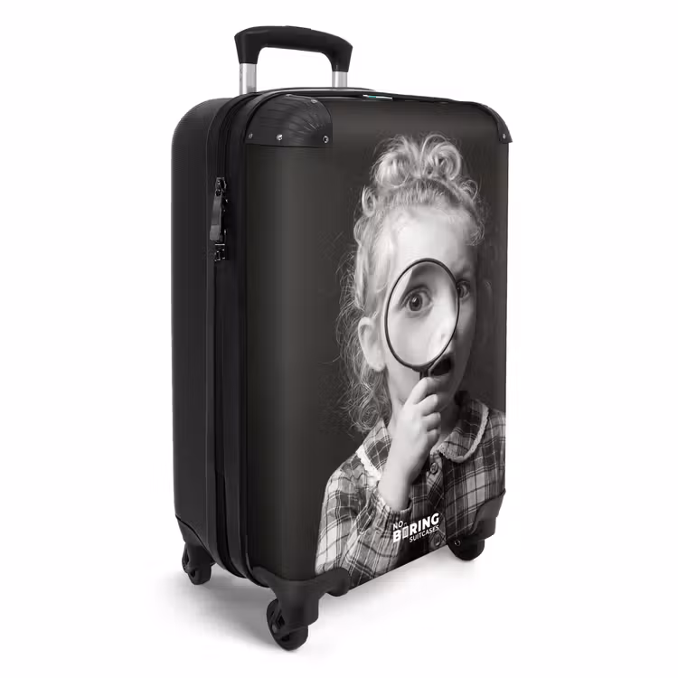CaseSwap™ - Kind - Vergrootglas - Portret - Zwart-wit — 2