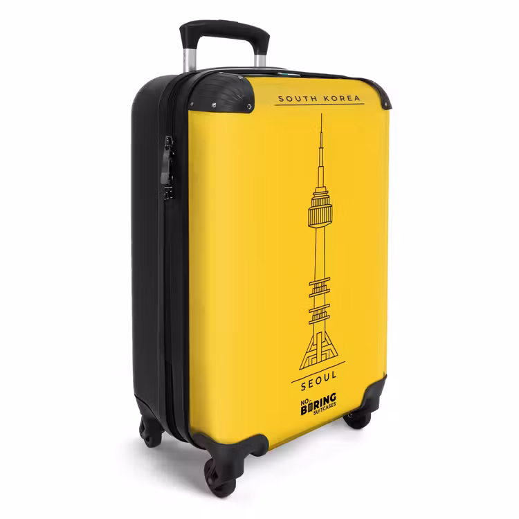 CaseSwap™ - Toren - Seoul - Architectuur - Minimalistisch - Geel — 2