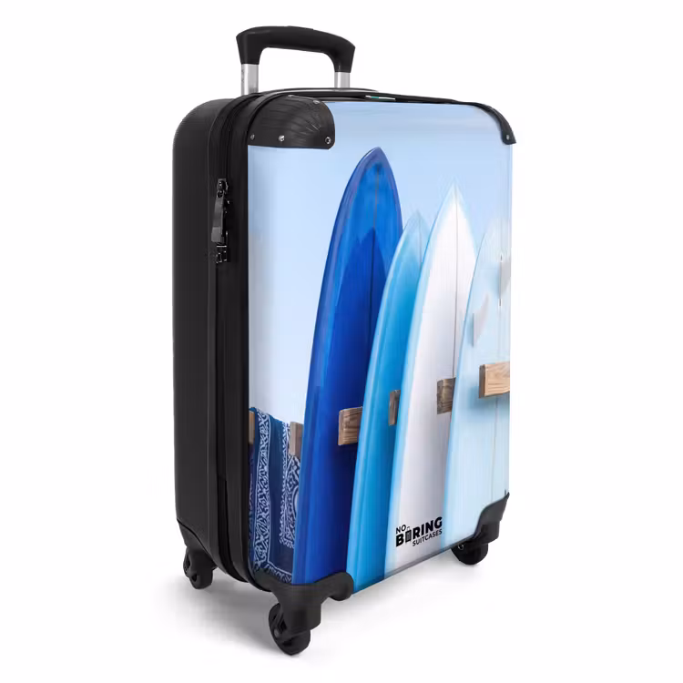 CaseSwap™ - Surfplank - Strand - Zomer - Blauw - Water — 2