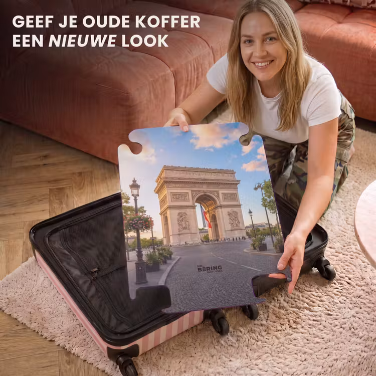 CaseSwap™ - Monument - Parijs - Zonsondergang - Architectuur - Goud — 3