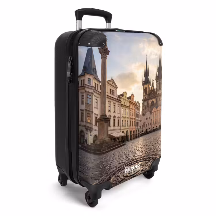 CaseSwap™ - Stad - Praag - Ochtend - Architectuur - Goud — 2