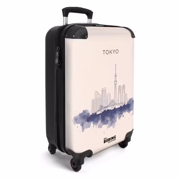 CaseSwap™ - Tokyo - Skyline - Stad - Abstract - Blauw — 2