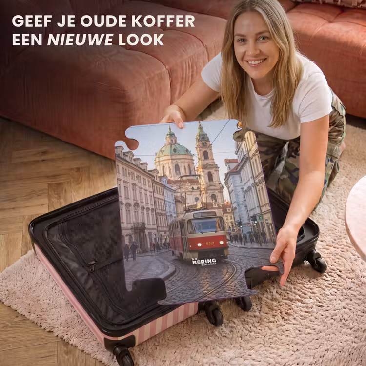 CaseSwap™ - Tram - Straat - Stadsgezicht - Klassiek - Rood — 3