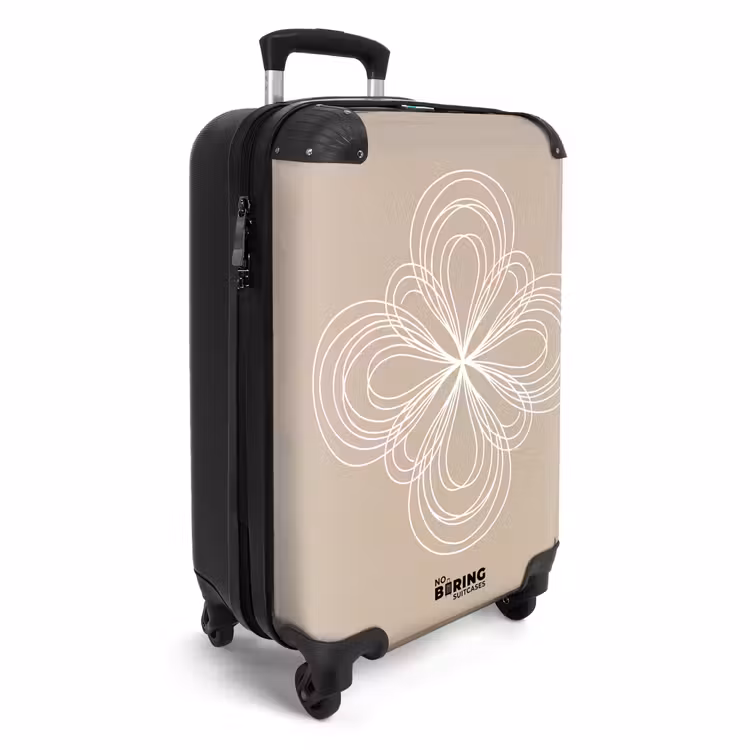 CaseSwap™ - Patroon - Lijnen - Abstract - Minimalistisch - Beige — 2