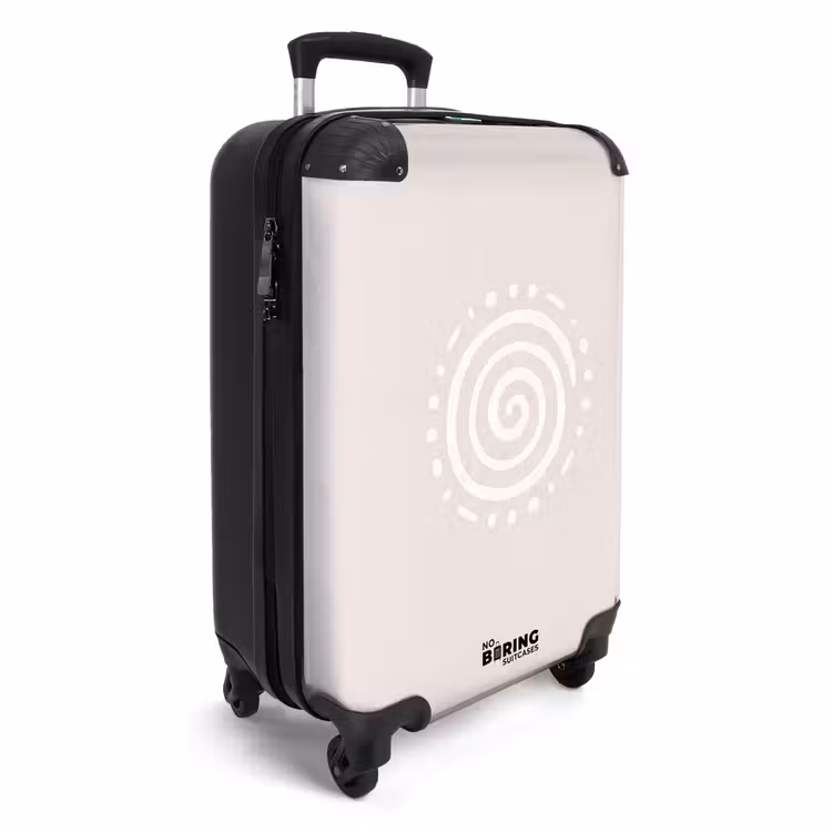 CaseSwap - Symbool - Spiraal - Abstract - Minimalistisch - Beige — 2