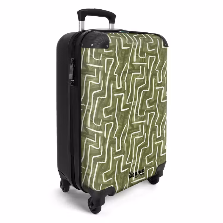 CaseSwap™ - Groen - Abstract - Penseelstreken - Patroon — 2