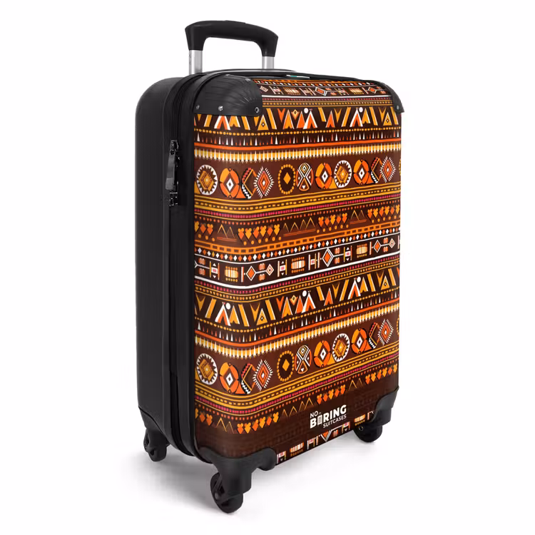 CaseSwap - Oranje - Etnisch - Tribaal - Geometrisch - Patroon — 2