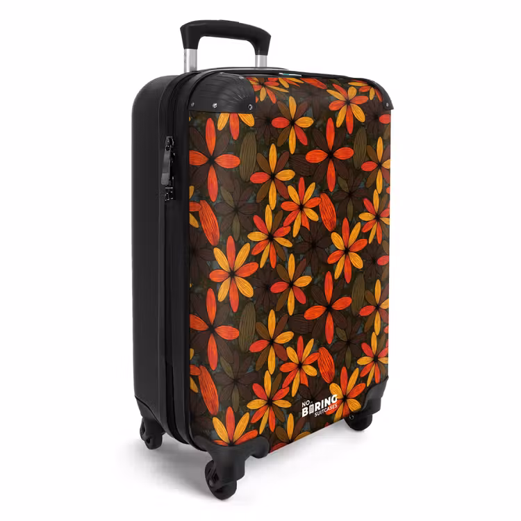 CaseSwap - Oranje - Retro - Bloemen - Herfst — 2
