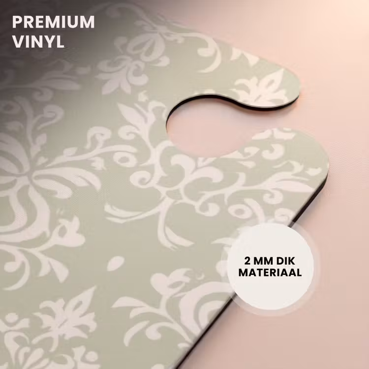 CaseSwap™ - Saliegroen - Barok - Damast - Ornament - Patroon — 6