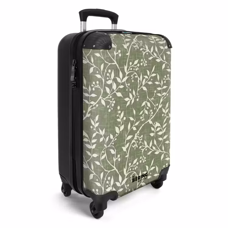 CaseSwap™ - Saliegroen - Botanisch - Takken - Besjes - Linnen - Patroon — 2