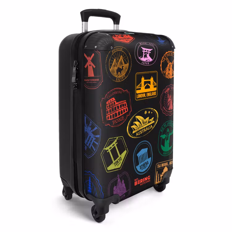CaseSwap™ - Wereldmonumenten - Kleurrijk - Stempels — 2