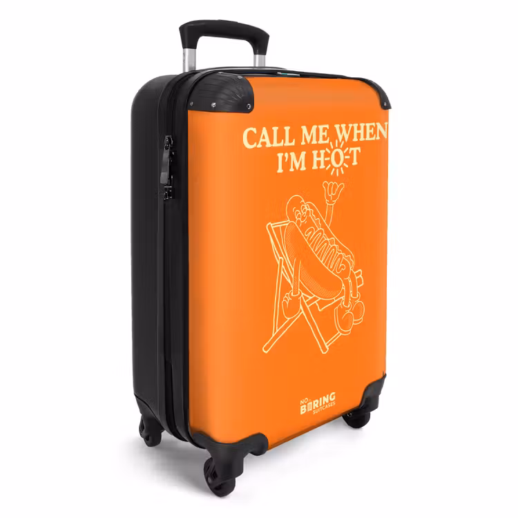 CaseSwap™ - Oranje - Hotdog - Zon - Wit — 2