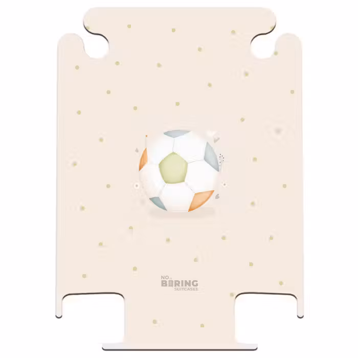 CaseSwap - Voetbal in beige pastel kleuren