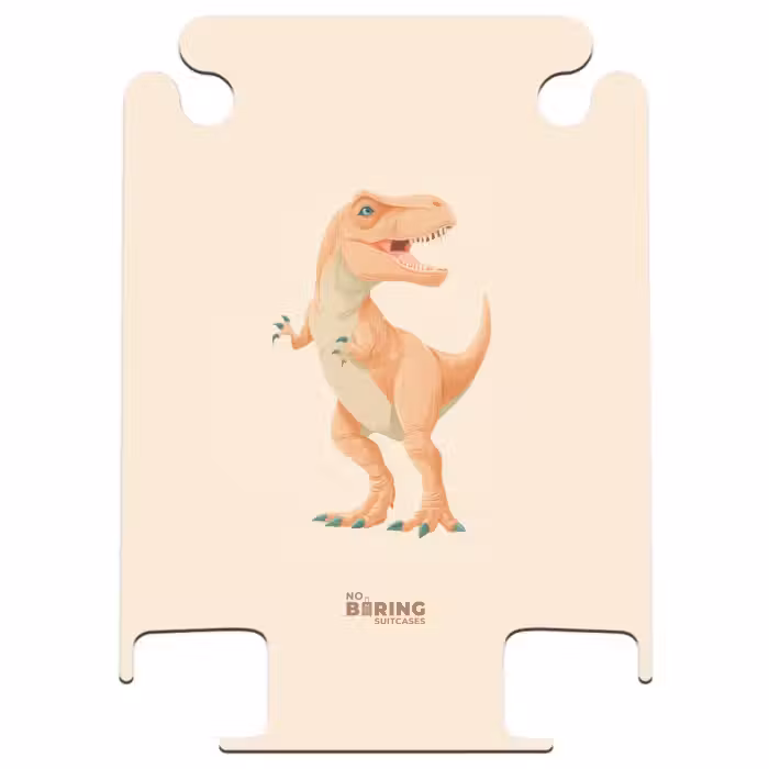CaseSwap - T-rex dino in oranje kleuren