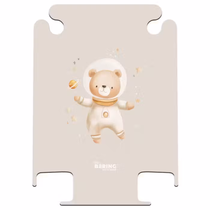 CaseSwap - Beige ruimtebeer zweeft tussen sterren